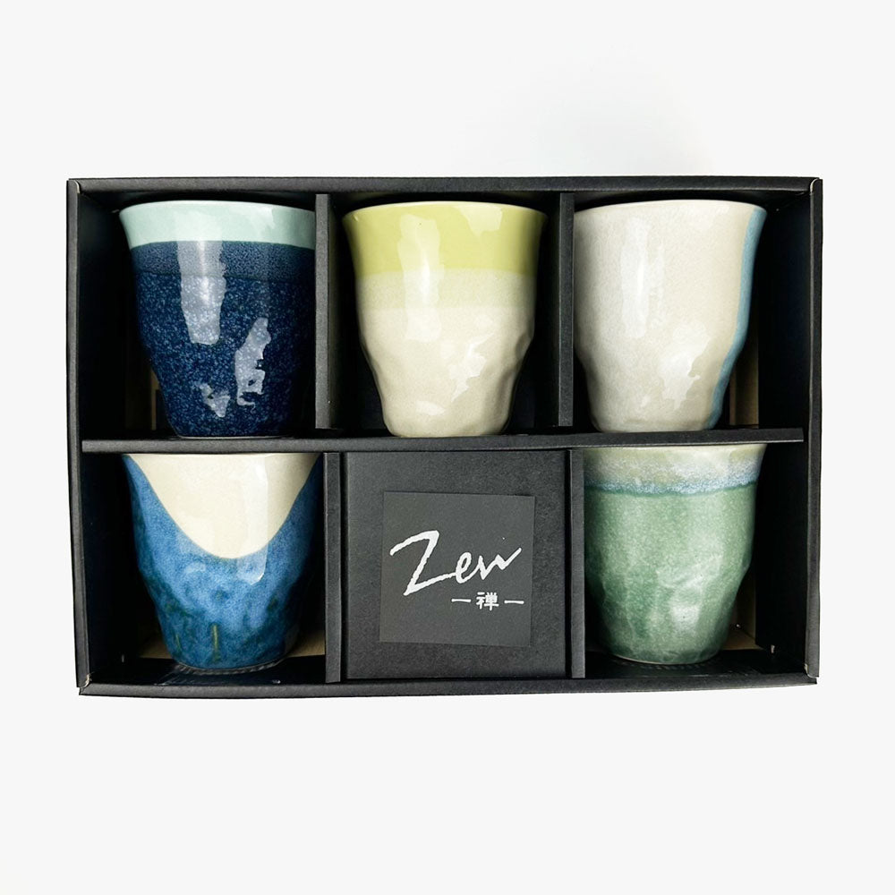 Cup Set of 5 Nuriwake (7 oz) image 0
