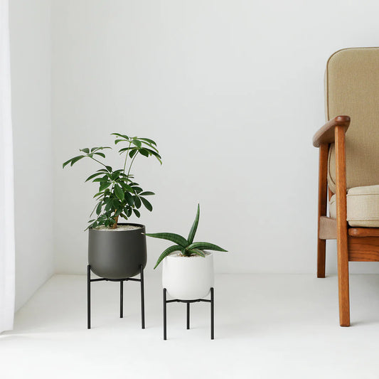 KINTO Plant Pot 135mm - Earth Gary image 1