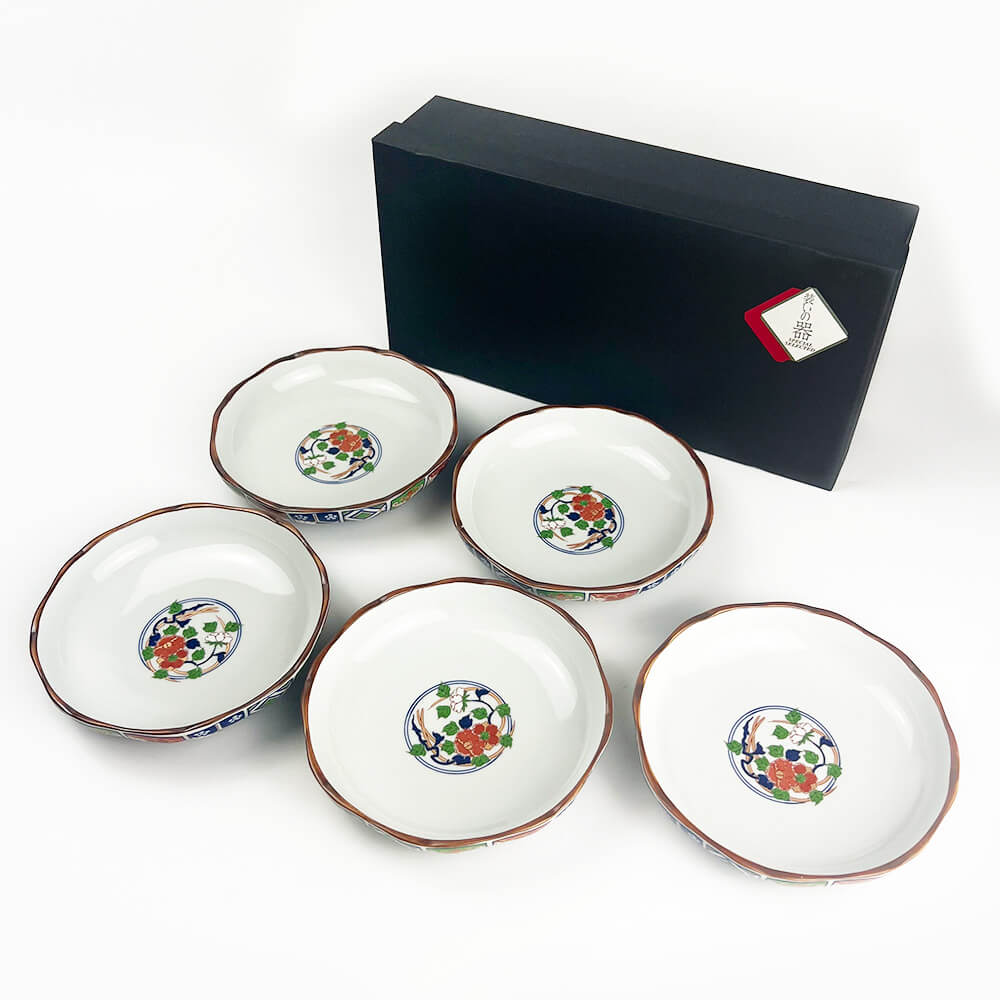 Arita Koimari Medium Dish Set of 5 image 0