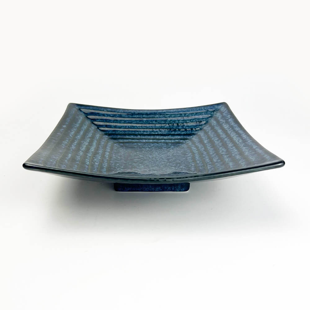 SQ. Shallow Bowl Navy Blue (7.25"D) image 0