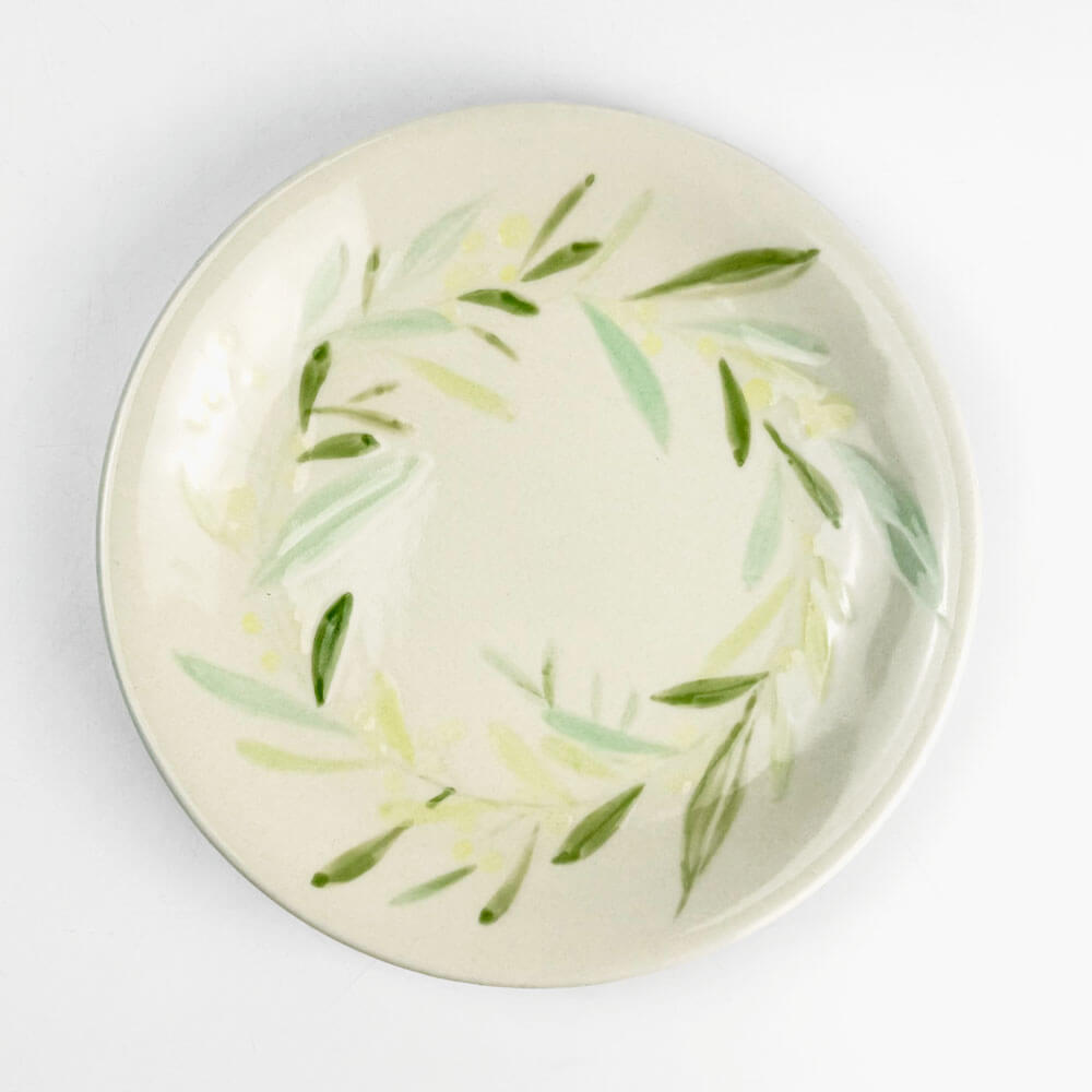 Leaf Plate (7.5"D) by Satoko Nakamura image 0