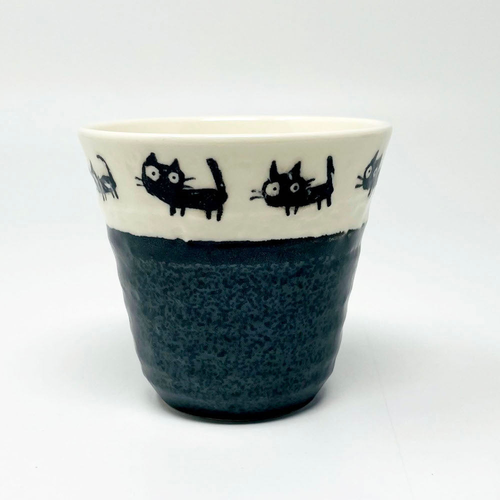Tea Cup Kuroneko Black (6oz) image 1