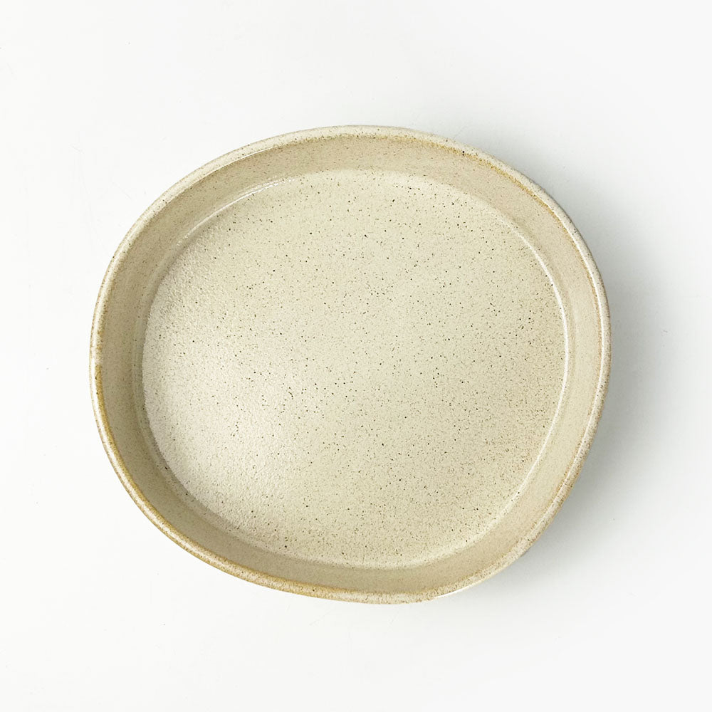 Lakole Deep Plate Medium (6.5" x 6") - Ivory image 4