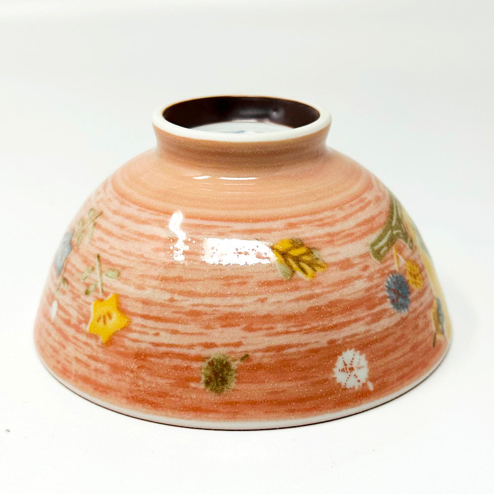 Owl Pink Rice Bowl (4.5"D) image 2