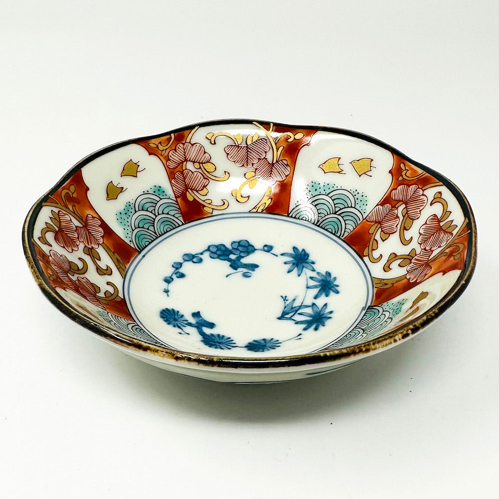 Mino Somenishiki Imari Kobachi Dish Set of 5  (4.25"D) image 9