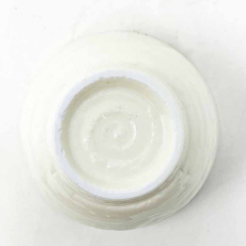 Tea Cup White Rokubei (3.5"D x 2.5"H) image 4