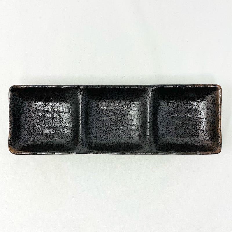 3DIV. Condiment Dish Black  (10.25"D) image 3