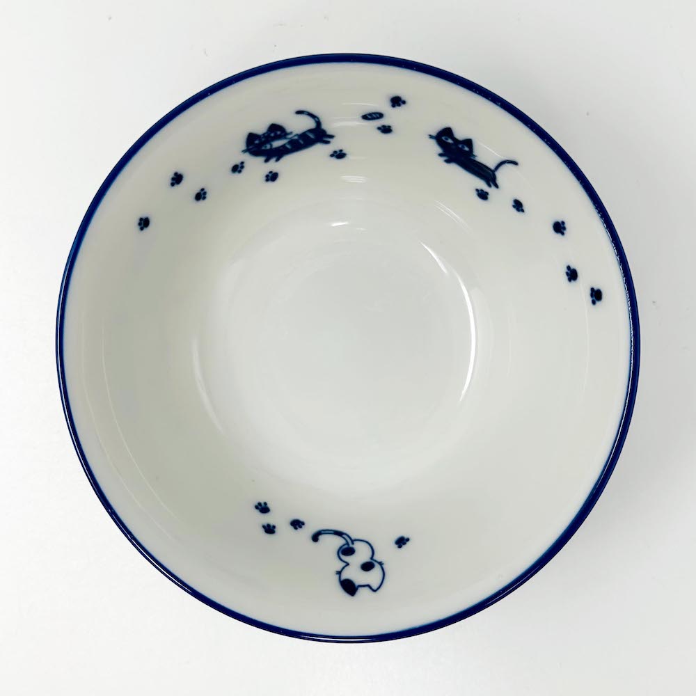 Navy Blue Cat Tayo Bowl (6 "D) image 7