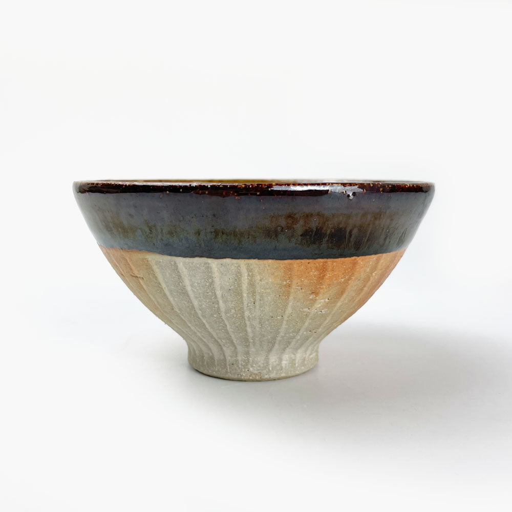 Tetote Small Bowl Brown (4.5"D) by Keishuugama image 5