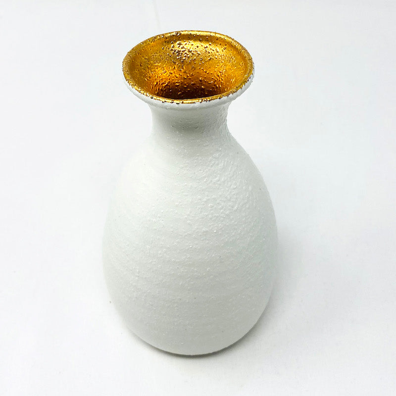 Sake Bottle Gold White  (10.5 fl.oz) image 4