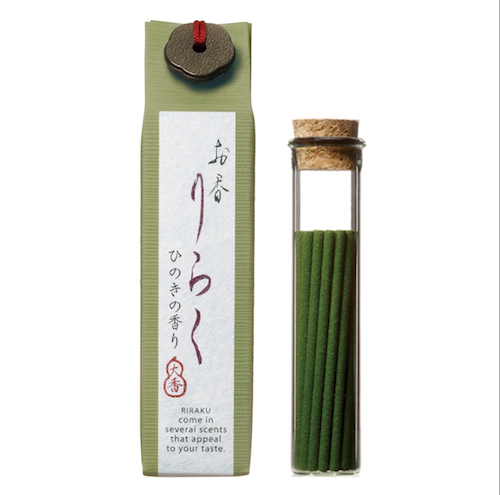 Nippon Kodo Riraku Incense - Hinoki (15 sticks) image 1