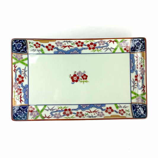 Arita Rec. Plate Shochikubai (9x5.5) image 0