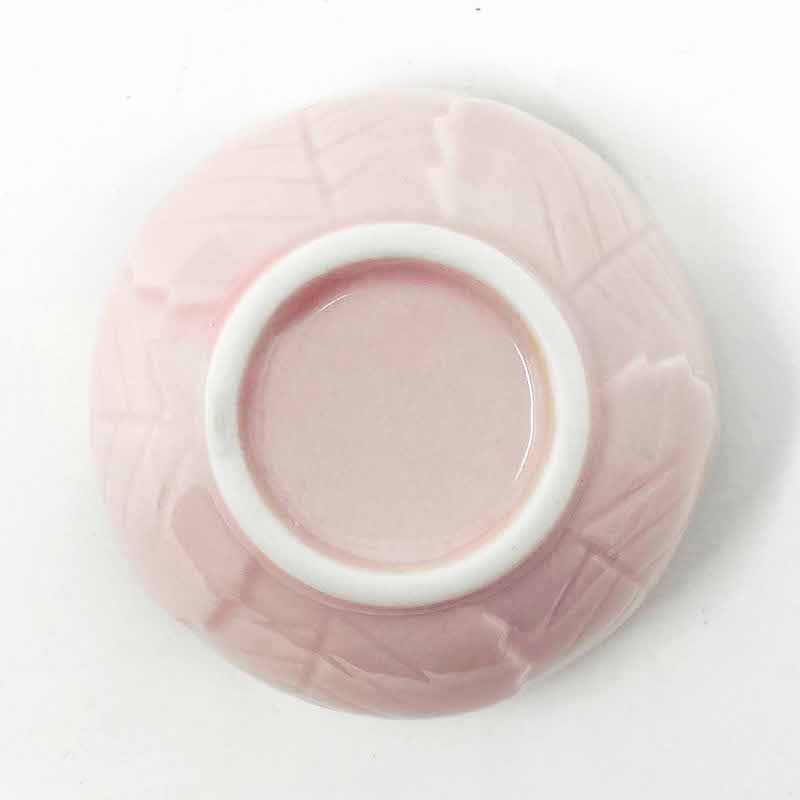 Small Dish Leaf Pink (2.5"D) image 2