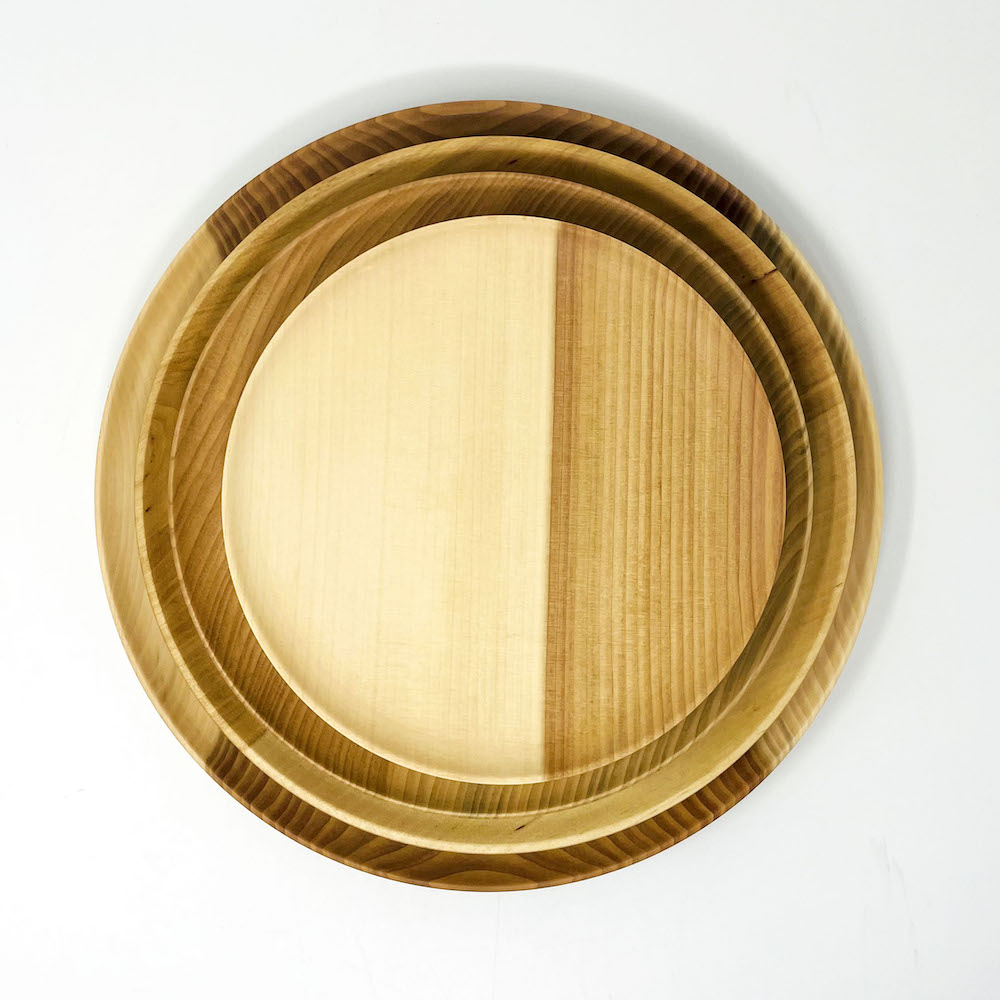 Wooden Plate Japanese Maple (8.25"D) image 3