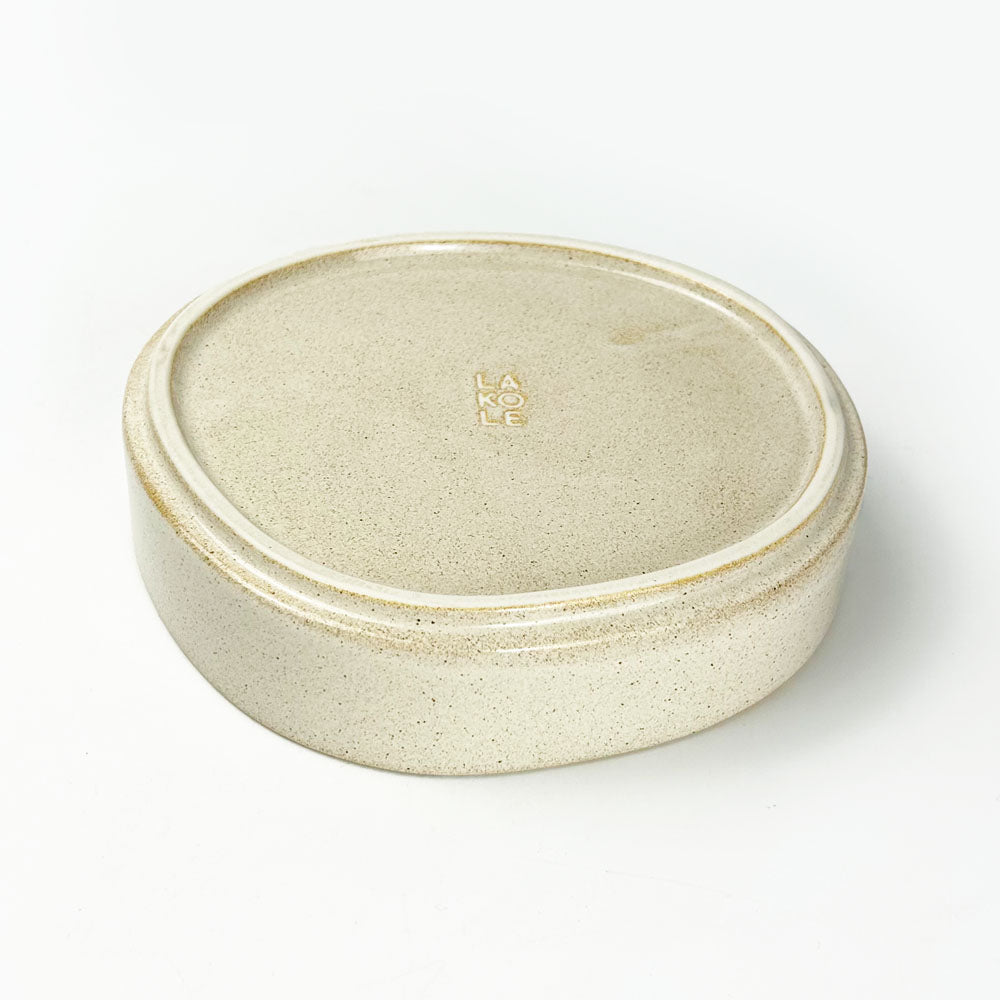 Lakole Deep Plate Medium (6.5" x 6") - Ivory image 3