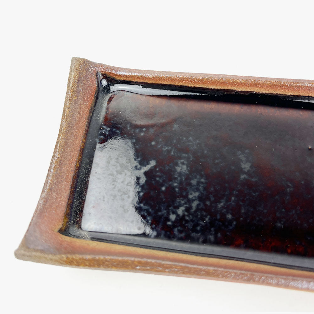 Rec. Plate Ame Brown (8.5"D) by Keishuugama image 4