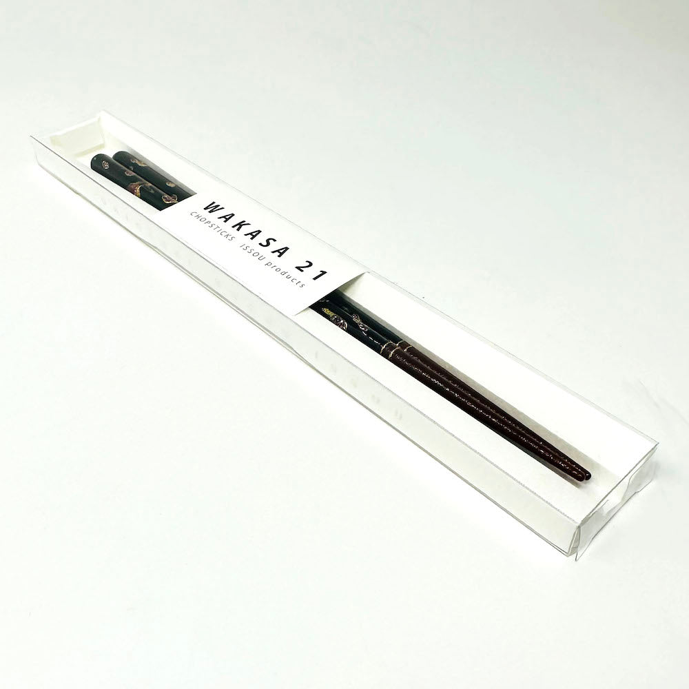Wakasa-nuri Chopsticks Issou Seisan (8.25"L) image 1