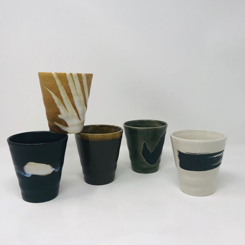 Cup Set of 5 Zen/Rakuyoan (6.8oz) image 4