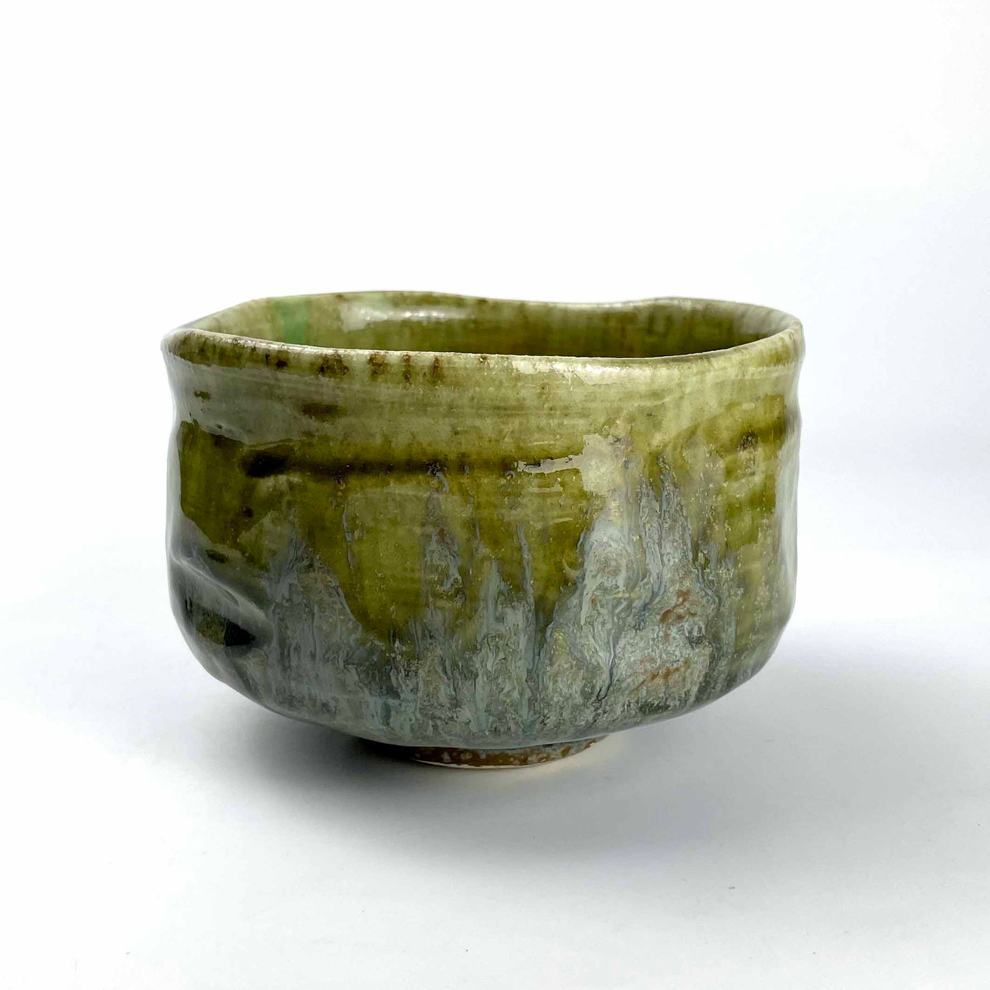 Matcha Bowl Mashiko Green (4.75"D) image 1