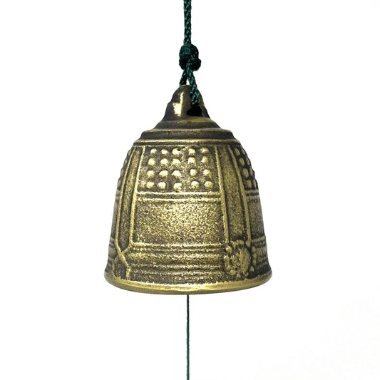 Cast Iron Wind Chime Gold Temple Bell image 1