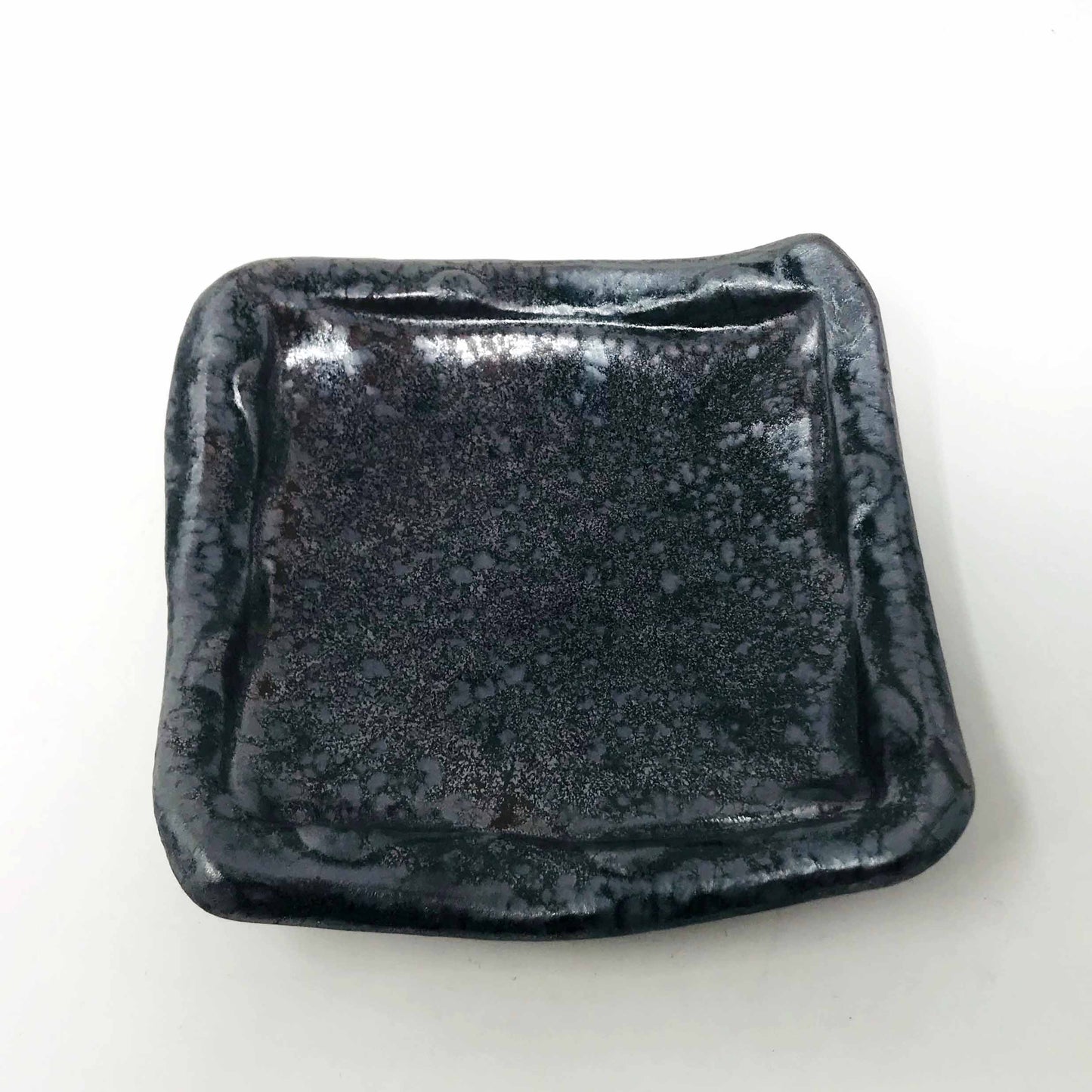 SQ. Plate Sylver Crystal (5.5"D) image 0