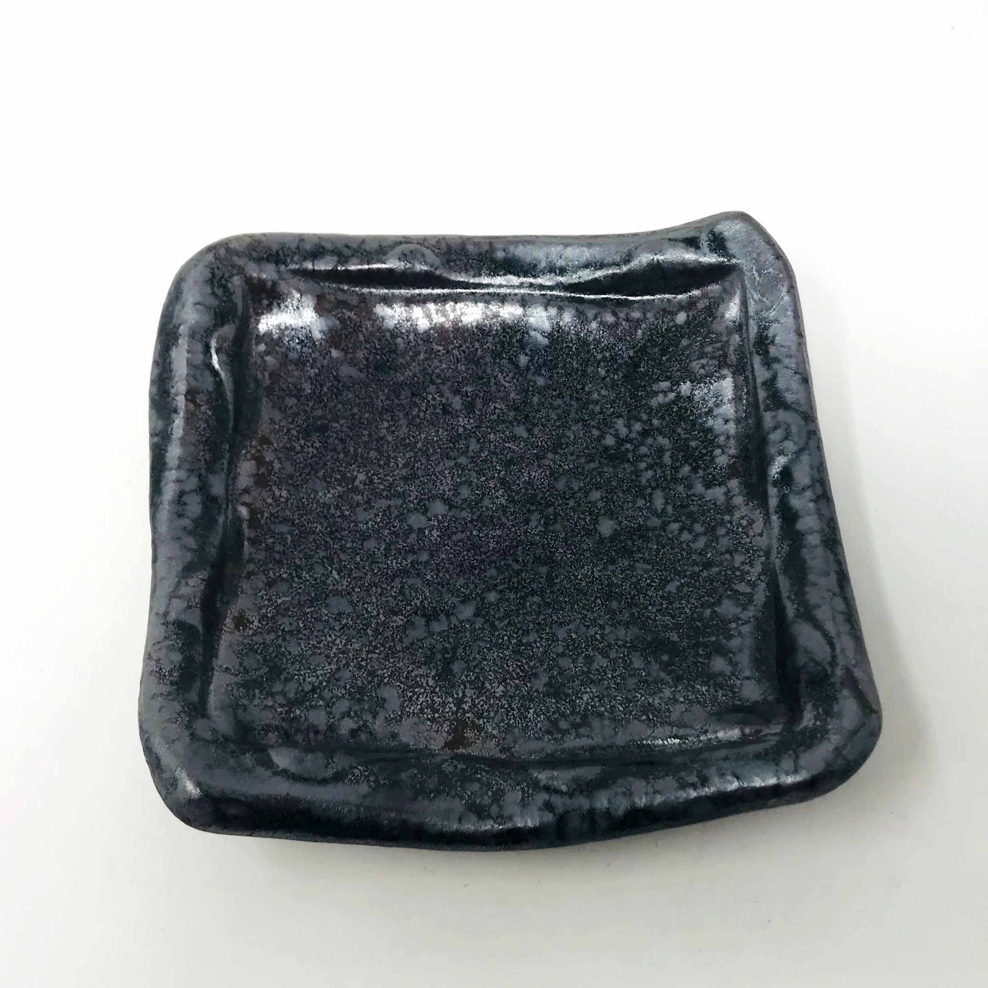 SQ. Plate Sylver Crystal (5.5"D) image 0