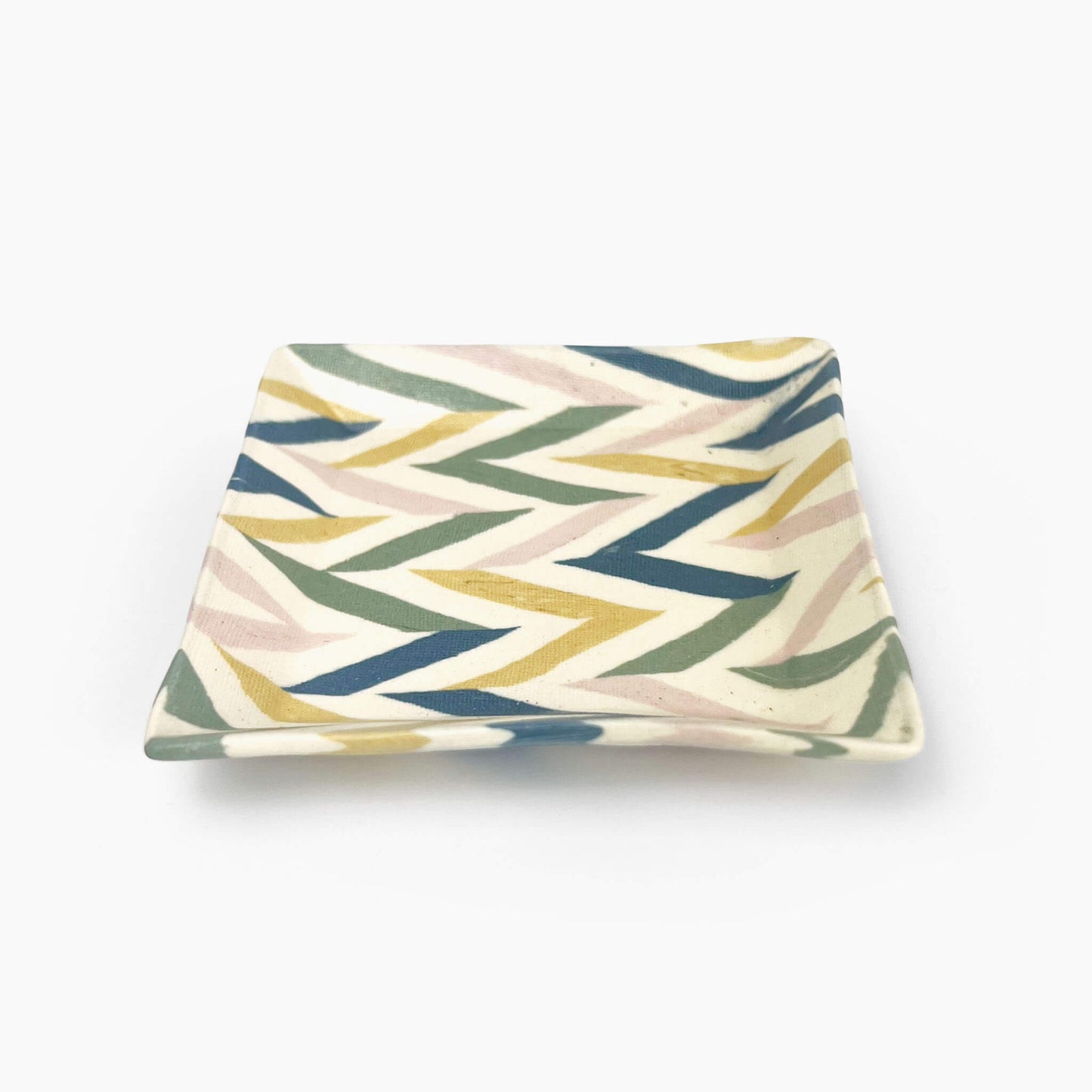 Sq. Dish Nerikomi Yagasuri (2.75" x 2.75")