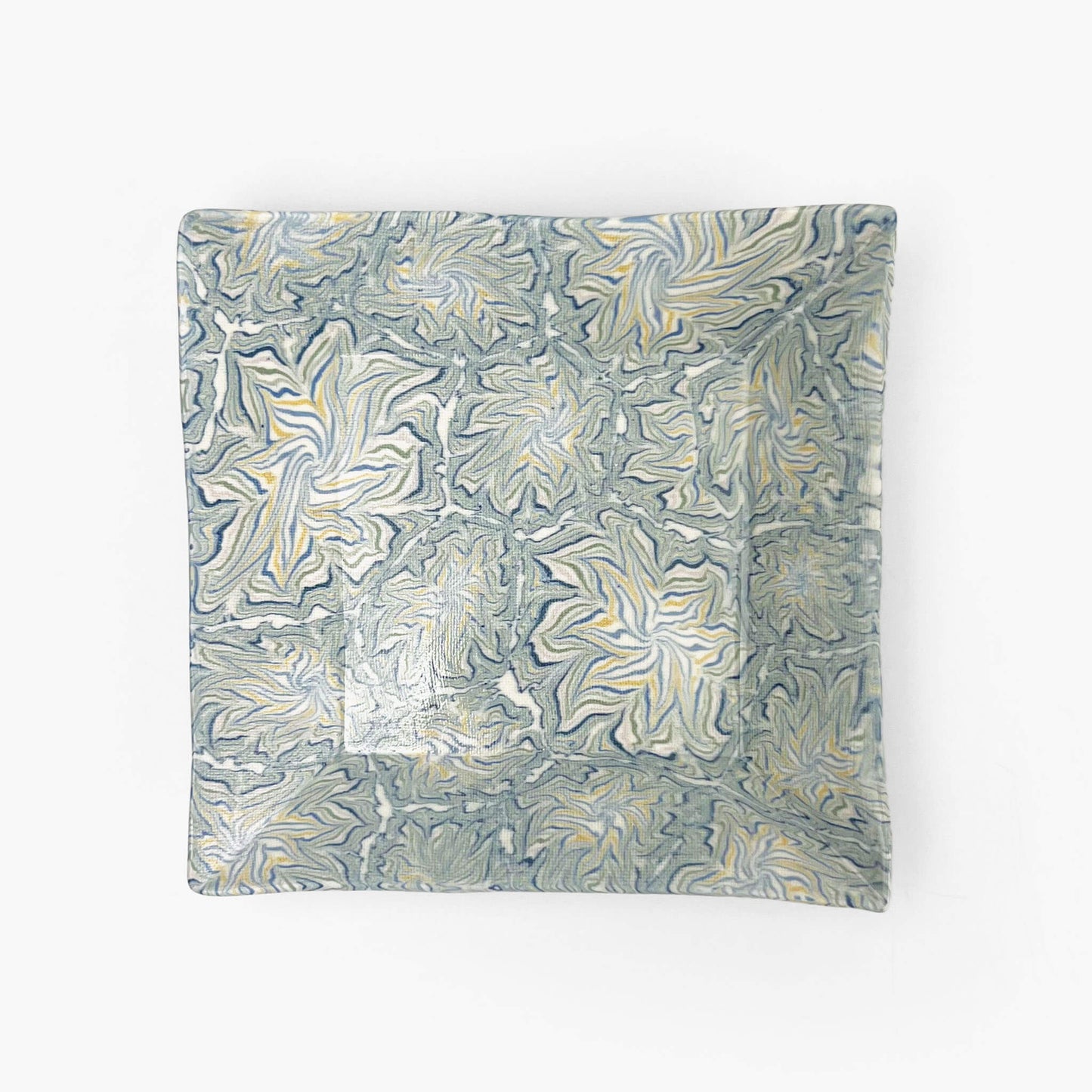 Sq. Plate Nerikomi Kaede (4" x 4")