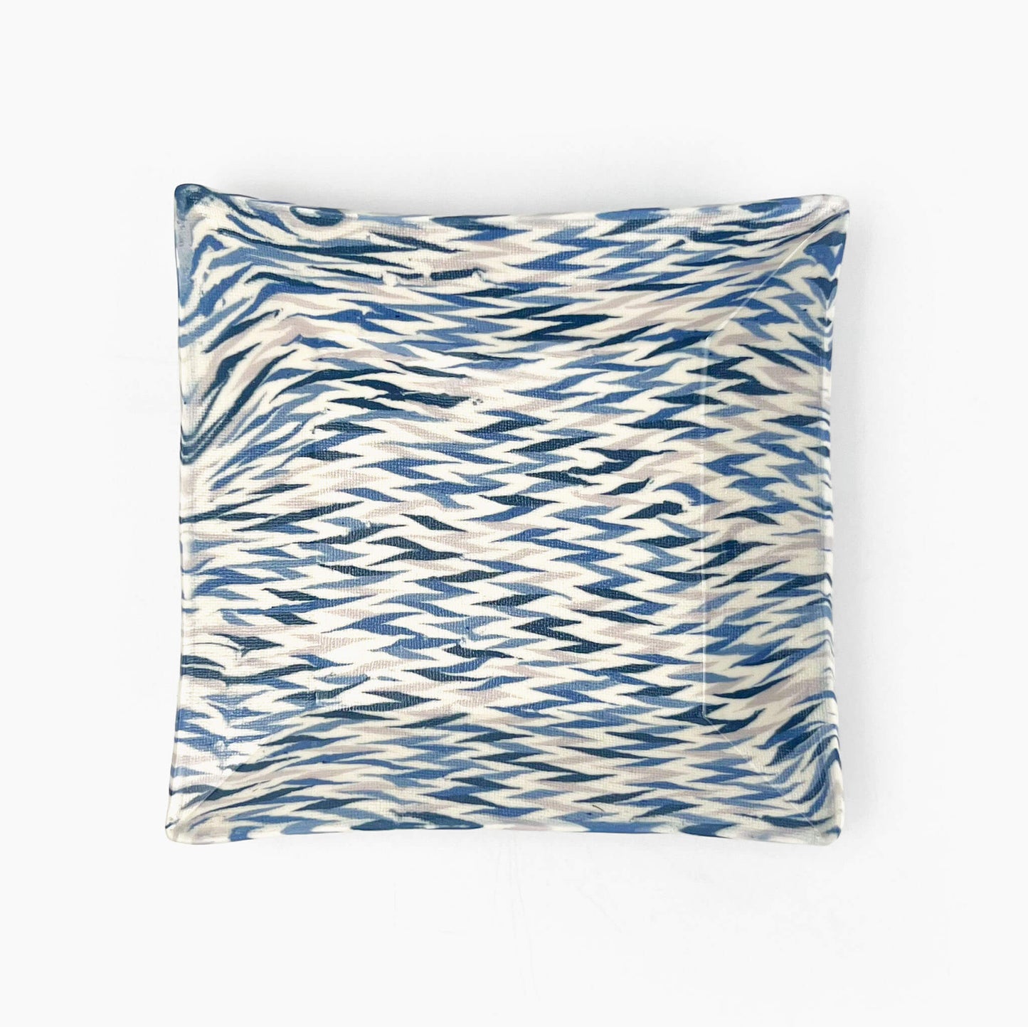 Sq. Plate Nerikomi Taki (4" x 4")