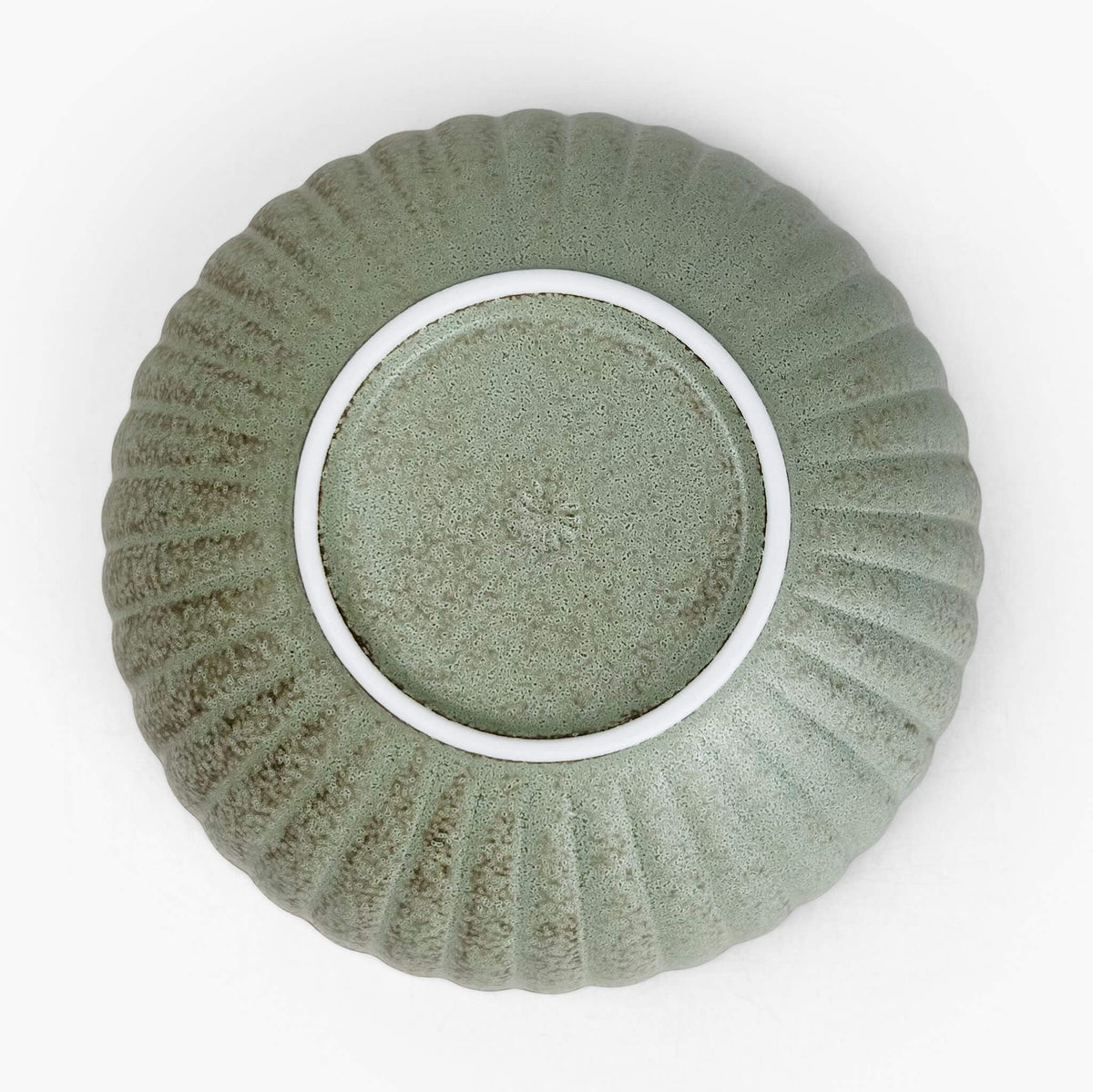 Bowl Green Kiku (6.75"D)