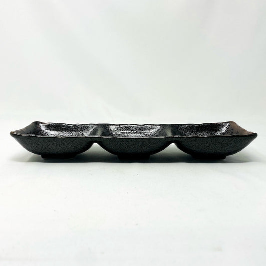 3DIV. Condiment Dish Black  (10.25"D) image 1