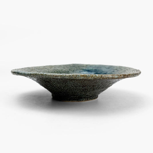 Shallow Bowl Blue Hitoe (6.75"D)