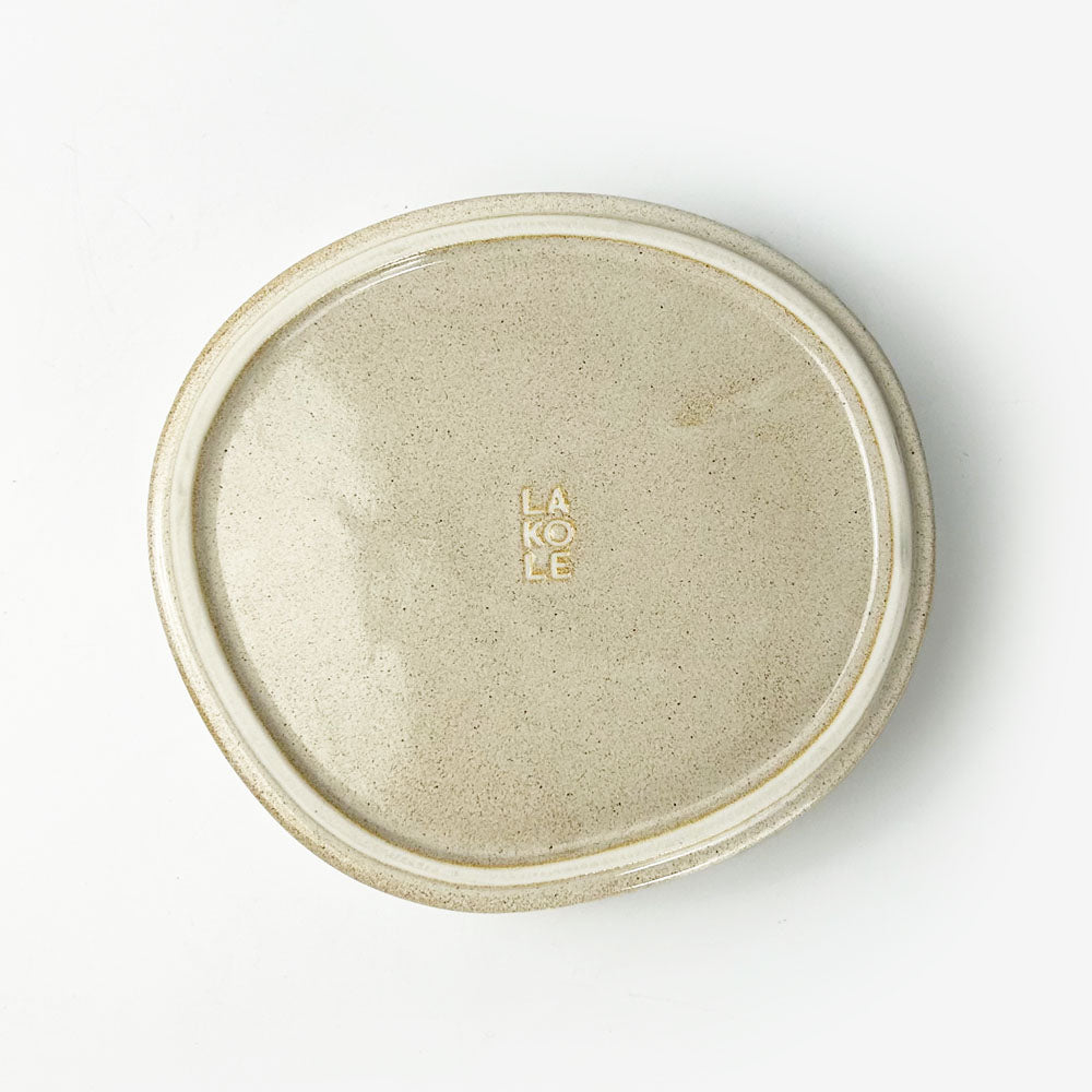 Lakole Deep Plate Medium (6.5" x 6") - Ivory image 2