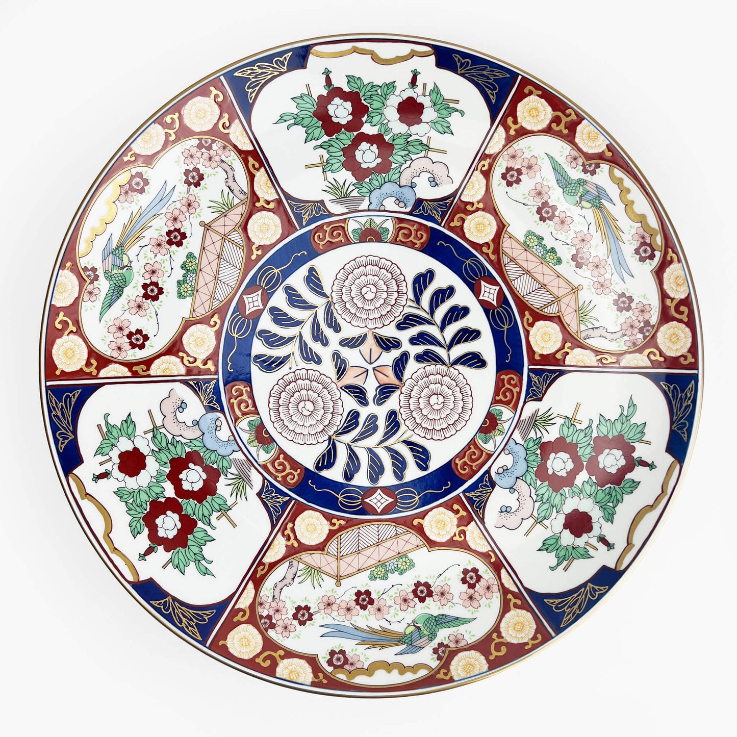 Arita Decorative Plate Koimari Houoh (18"D)
