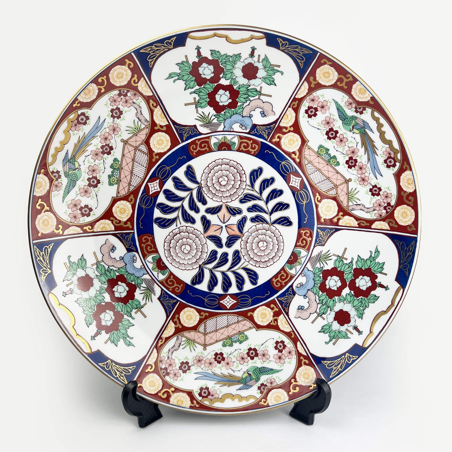 Arita Decorative Plate Koimari Houoh (18"D)