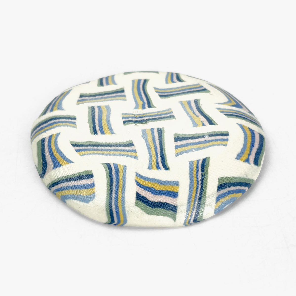 Small Dish Nerikomi Shimakoushi (3.25"D)