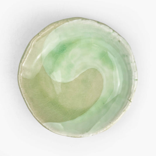 Plate Irodori Green(5.75"D)