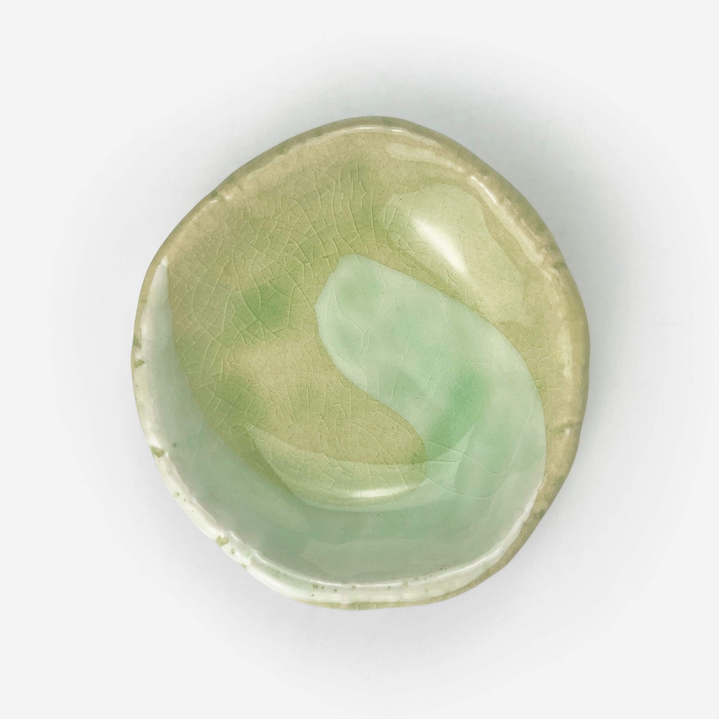 Dish Irodori Green (4")