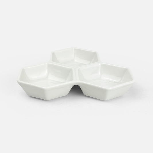 Div. Condiment Dish White (5.5" x 4.5")