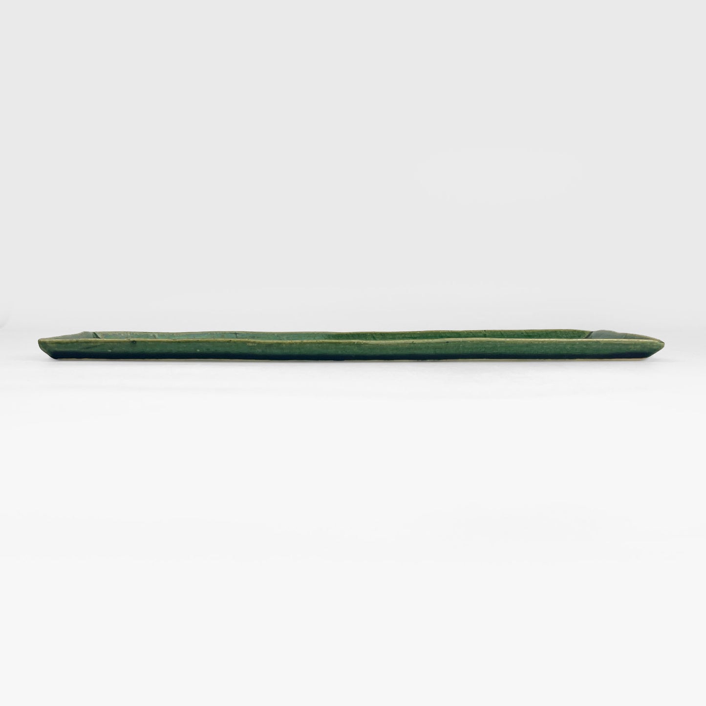 Rec. Plate Green Oribe (14.75" x 4.5)