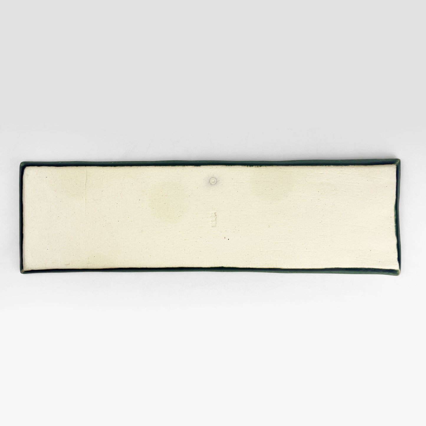Rec. Plate Green Oribe (14.75" x 4.5)