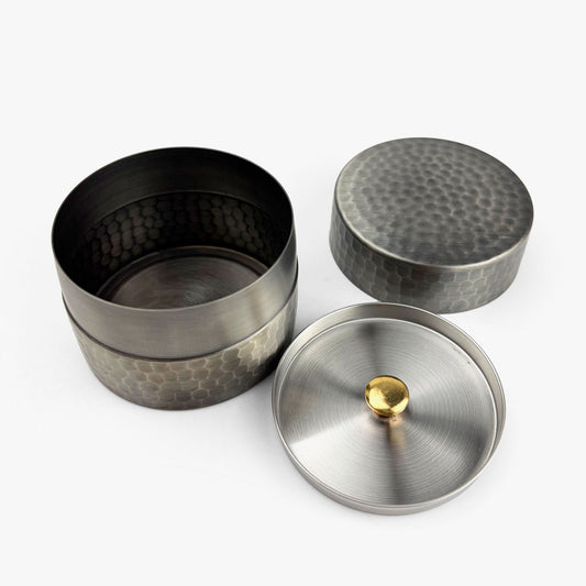 Black Piment Tea Caddy (3")