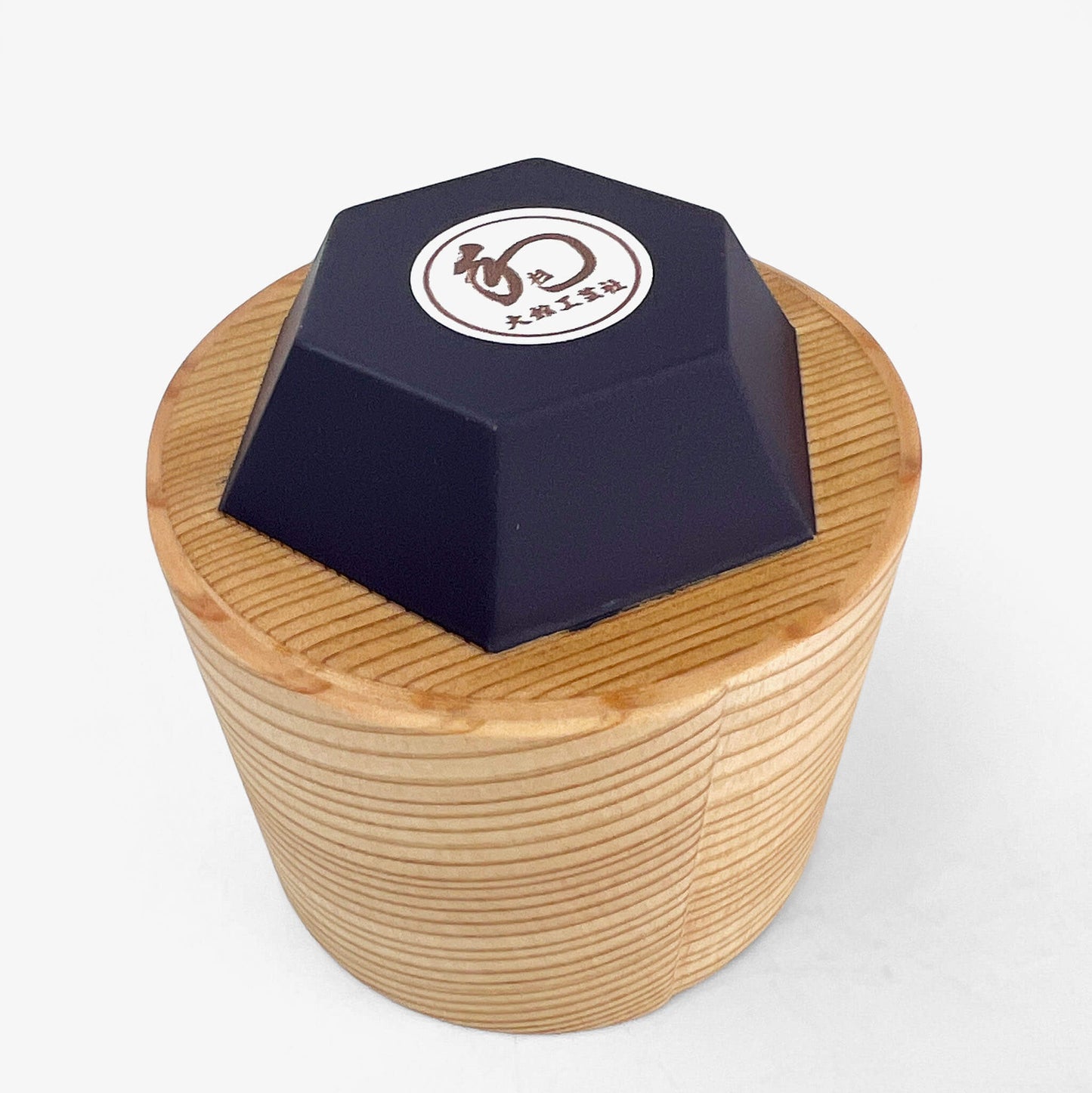Wooden Sake Cup - Maroon (2.5"D/4oz)