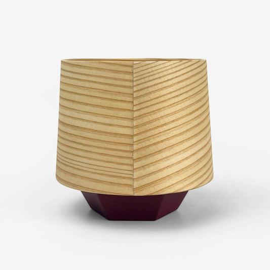 Wooden Sake Cup - Purple (2.5"D/4oz)