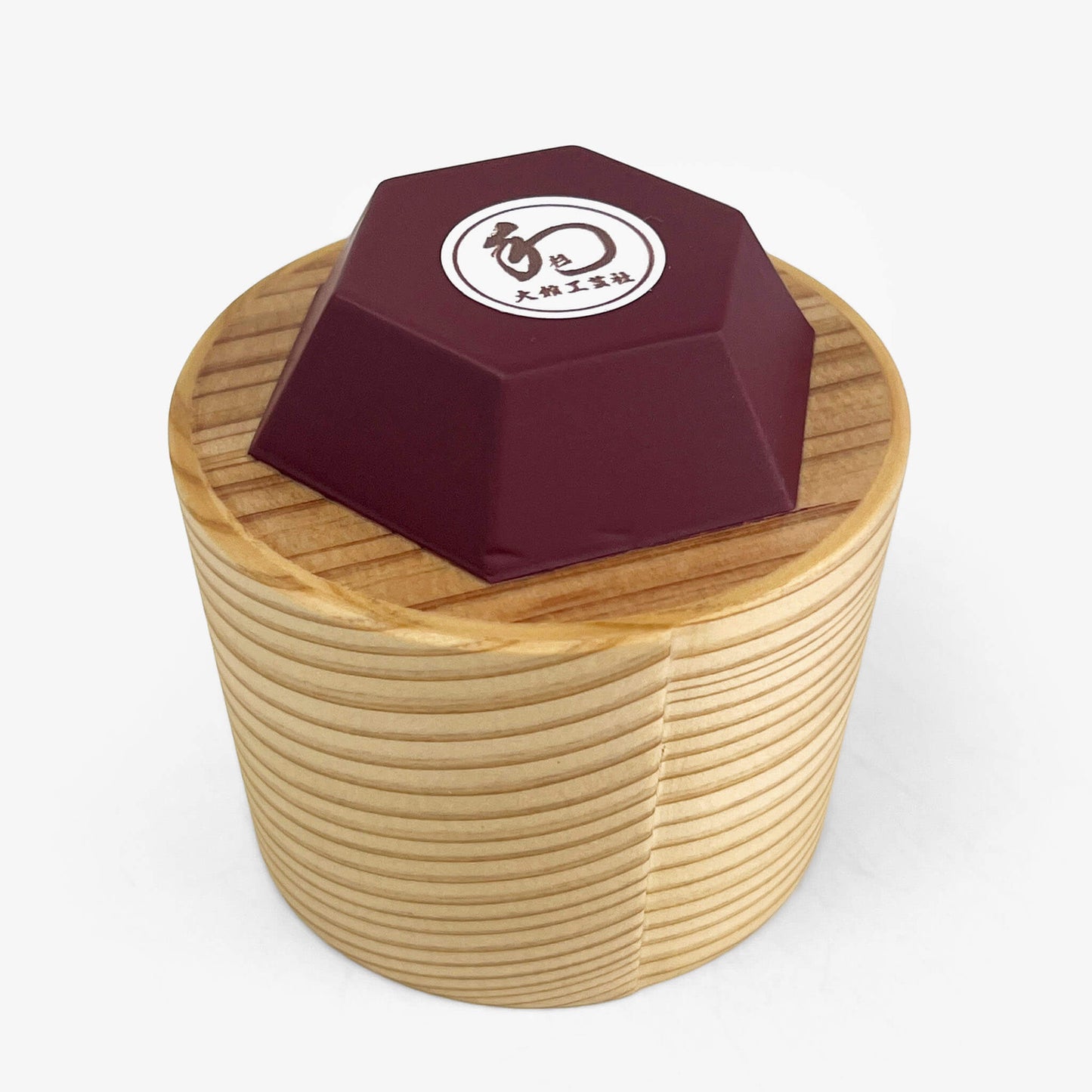 Wooden Sake Cup - Purple (2.5"D/4oz)