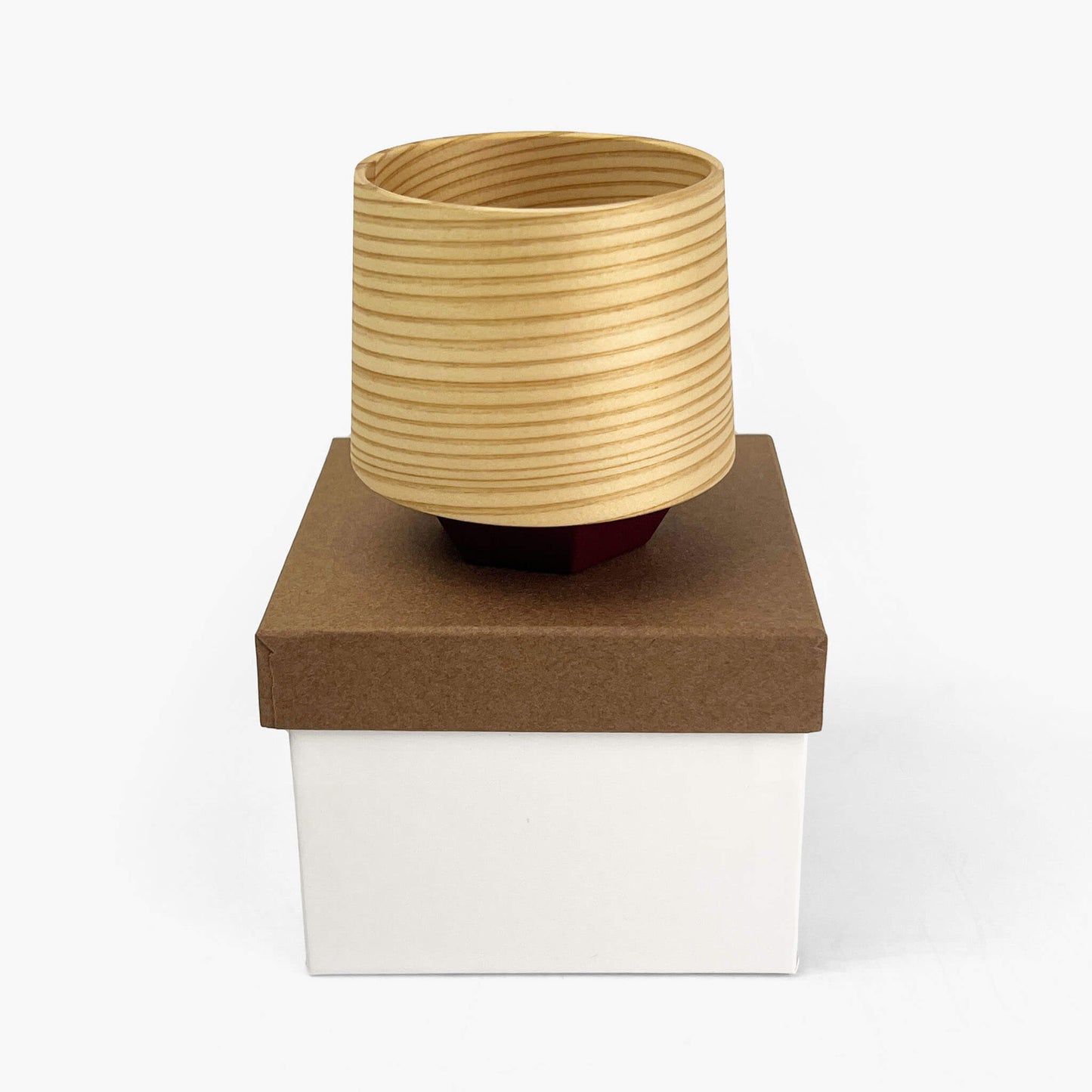 Wooden Sake Cup - Purple (2.5"D/4oz)