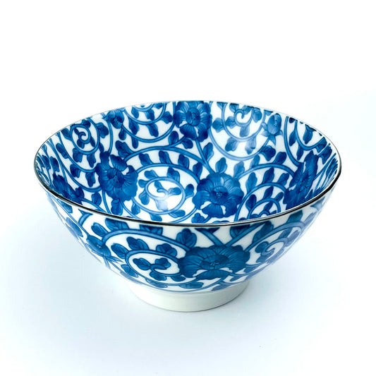 Arita Bowl Botan Karakusa (7"D)