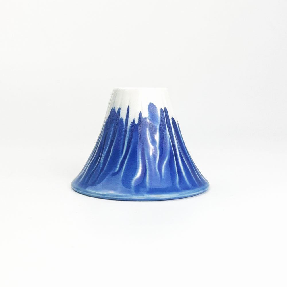Mt. Fuji Sake Cup Blue (2.5 oz) image 2