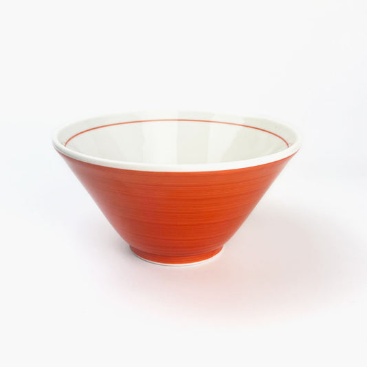 Akamaki Small Ramen Bowl Vermillion (6.5"D) image 0