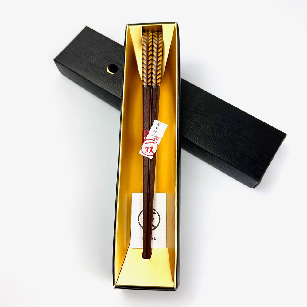Yosegi Chopsticks Mugiho (8.25"L) image 0